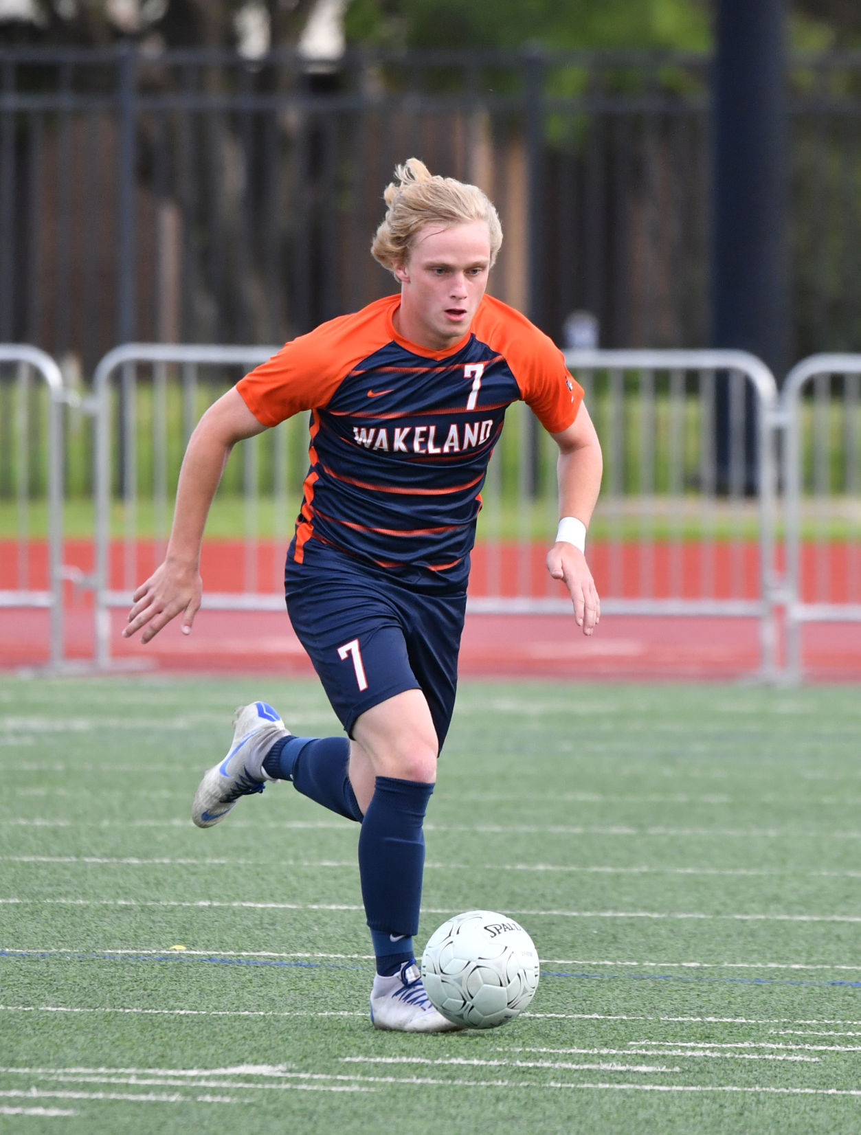 Wakeland senior defender Todd Fuller